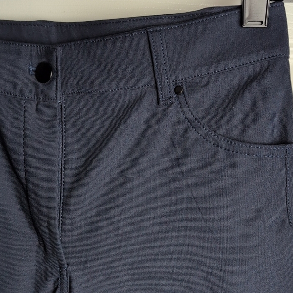 Lululemon Athletica Navy Straight Leg City Sleek, 5 Pocket Wide-Leg Pant - Picture 7 of 14